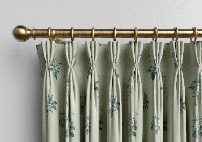 Upton, Apple Spray Bud Green - Made to Measure Curtains - Image 11